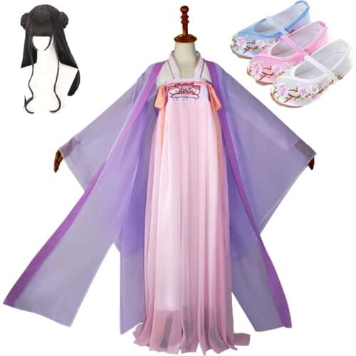 New Jiang Yan Li Mo Dao Zu Shi Anime Cosplay Costume Anime Grandmaster of Demonic Cultivation Women Cosplay Costume and wigs