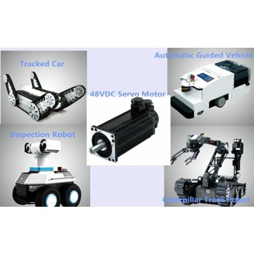 Manufacturer close loop optical encoder feedback 24v 1kw bldc serve motor for intelligent crawler