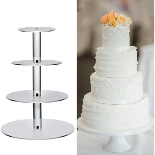 1PCs Transparent Removable Acrylic Cake Display Stand Wedding Birthday Party Decoration Easter Christmas Birthday Party New