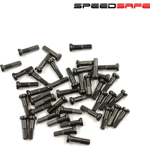 0.95g/pc Pillar PB14 12mm 14mm 16mm MTB AM DH FR XC Bicycle Brass Round Hexagon Nipples FG 2.3 - 14G Black Silver Bike Parts