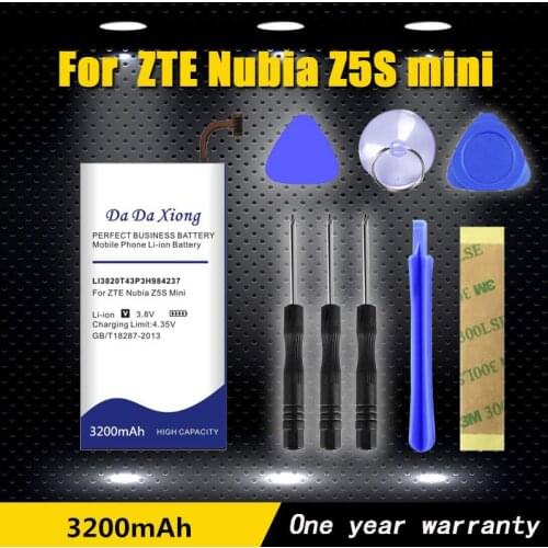 High quality 3200mAh LI3820T43P3h984237 Battery for ZTE Nubia Z5S mini NX403A Phone battery