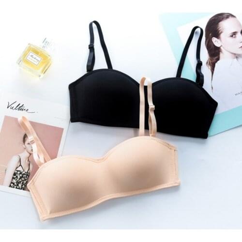Women Invisible Bra Strapless Bralette 1/2 Cup Womens Underwear Female Seamless Party Wedding Bras Sexy Lingerie New