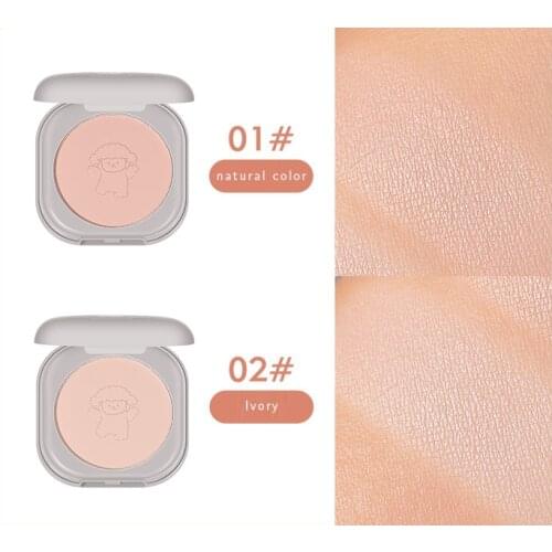 2 Colors Face Powder Foundation Powder Moisturizing Concealer Oil Controlling Makeup Powder Water-proof Lasting TSLM1