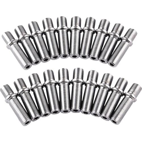 20X Extend Wheel Stud Conversion Screw Adapter For BMW M12*1.5-M12*1.5 5cm