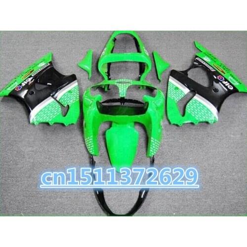 Addmotor Fairing For Kawasaki ZX-6R ZX6R 2000-2002 00 01 02 Green White Black ZX 6R 00-02-Dor D injection