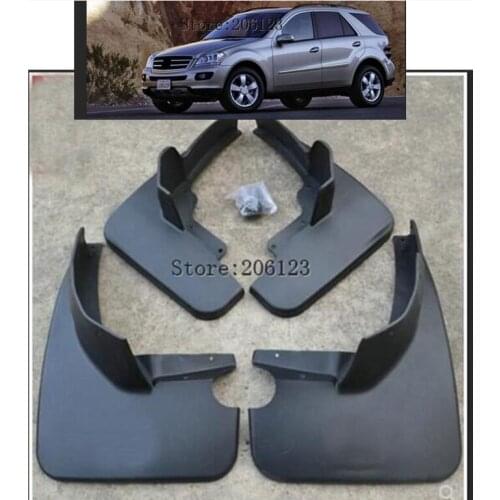 Mud Flaps For Benz M Class M-Class W164 2006-2011 ML ML350 ML500 Mudflaps Splash Guards Mudguards 2010 2009 2008 07 Accessories