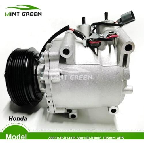 For AC Compressor For Auto AC Compressor for Honda CRV CR-V BE 1.7 2004 -2009 38810-RJH-006 38810RJH006 105mm