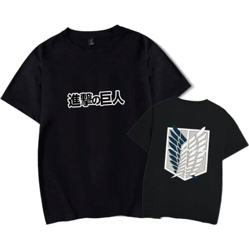 Anime Attack on Titan Eren Jager Ackerman T Shirt Cosplay Unisex Adults Short Sleeve T-shirt Boys Girls Summer Tops Tee TShirts