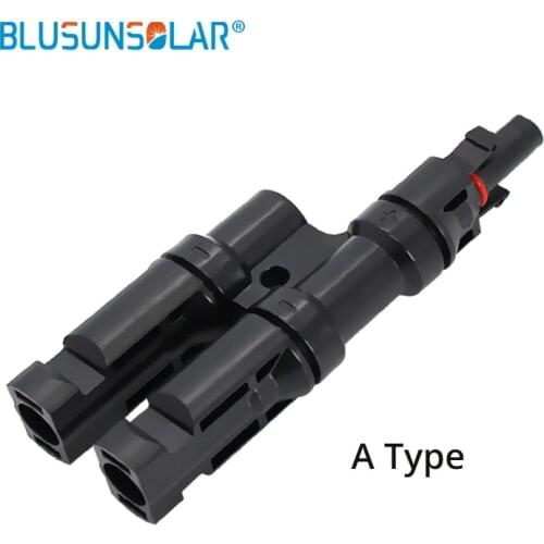 IP67 2 to 1 T Branch PV Connector TUV approved FFM or MMF 100% PP0 2.5mm sq~6.0mm TF0168