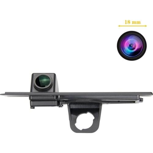 Freezzmi HD Car Rear View Reverse Camera Plate Light for Cadillac Seville CTS SLS 2007-2015 Night Vision Waterproof 1280x720P