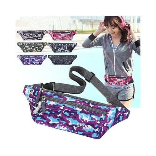 Fashion Shopping Unisex colorful small wasit bags!Nice prints women nylon chest &one-shoulder bags All-match multi-use Carrier