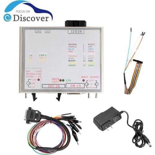 New Power Box JTAG for Hitachi Works For FLASH openport J2534 ECU-Soft OBD ECU Programmer Power BOX JTAG ECU Chip tuning tool