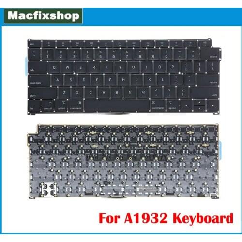 Original A1932 Keyboard 2018 2019 For MacBook Air 13" A1932 Keyboard US UK FR SP GE RU French Spanish German Russian Replacement
