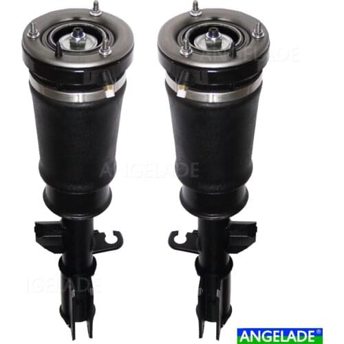 Pair 2 Front L + R BMWE53 X5 2000-2007 Air Suspension Spring Shocks Air Bag Strut 37116757501 37116761443 37116757502