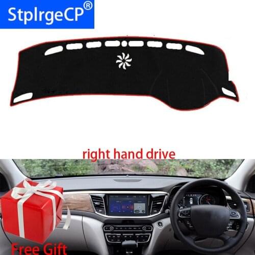 Car Dashboard Cover Mat for GAC Trumpchi GS8 2018 Right Hand Drive Dashmat Pad Dash Mat Covers Dashboard Accessories