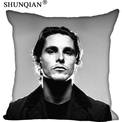 Hot Sale Custom Christian Bale Pillowcase 40x40cm 45x45cm 60x60cm(Two Sides) dakimakura Home Hot Pillow Cases