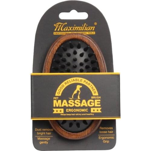 Pet Dog Cat Hair Remover Brush Round Comb Fur Brushes For Dogs Cats Pet Clean Grooming Massage Comb Brush Bath Cleaning Tools