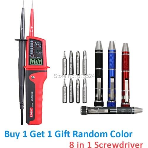 UNI-T UT15C Voltage and Continuity Tester / On-Off Test / Single-piece Pen Measurement / LCD Voltage Display