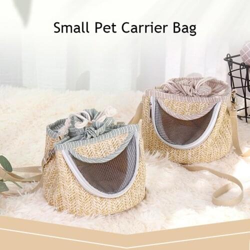 Breathable Pet Carrier Bag Outdoor Hamster Bag Rabbit Backpack Portable Pet Travel Bag For Hedgehog Guinea Pig Rat Pet Supplies