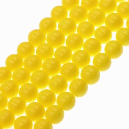 Pick Size 3-12mm Accessories Loose Beads for DIY Necklace Bracelet Jewelry Making Baking Paint Glass Ball Spacers Findings B84