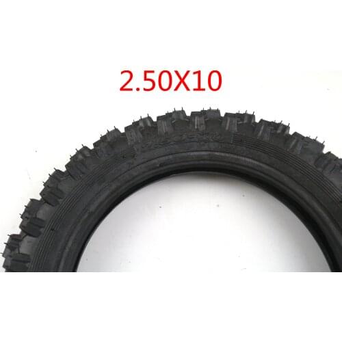2.50-10 2.50x10 Motorcycle Scooter Tire & Inner Tube2.50*10 Fit for Honda CRF50 XR50 Yamaha PW50