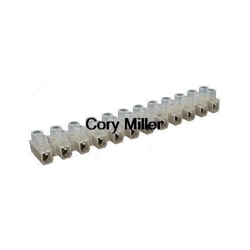 2-Pin 12-Point Screw Terminal Block Wire Connector