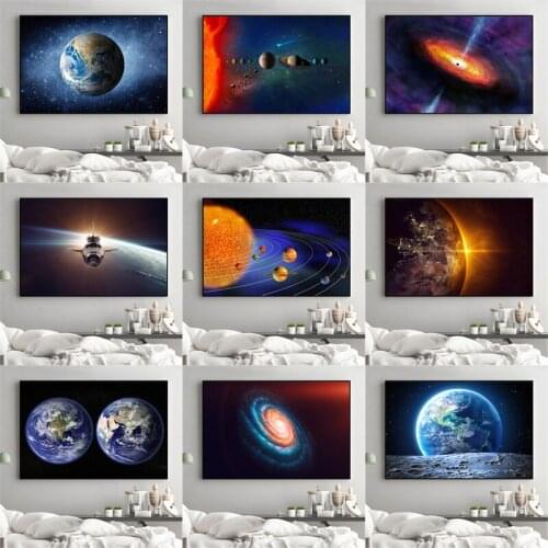 3d Diamond Embroidery Universe Outer Space Planet Landscape Diamond Mosaic Cross Stitch,Large Diy Diamond Painting Rhinestones