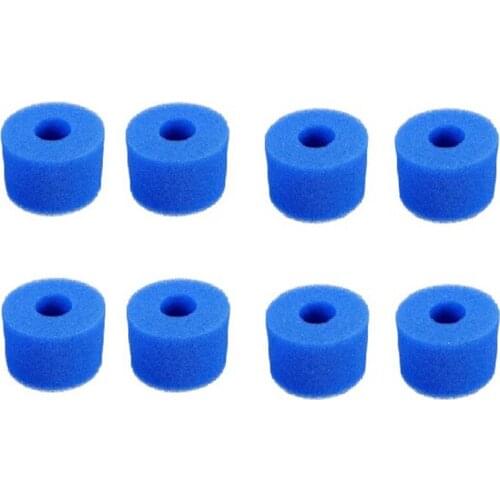 8PCS Swimming Pool Filter Water Pump Filter Pump S1 Washable Bio Foam 2 4 x UK VI LAZY'Z Type Filter