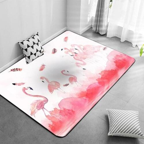 Anime Pink Flamingo Sailor Moon House Doormat Door Mat Floor Rug Chair Mat Carpet Rug Home Carpet Hotel Living Room Anti Slip