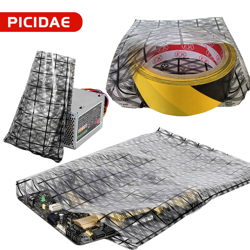 Display screen Motherboard hard disk RAM PE Anti-static mesh bag Conductive Ink Metal IC Optical drive PCB Network card Video