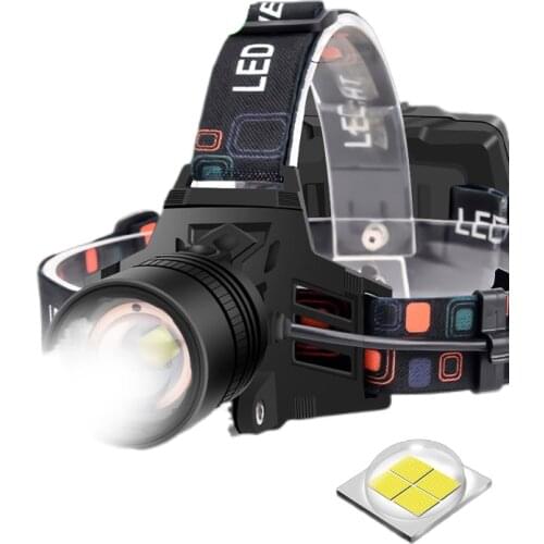 P80 headlight glare charging long-range zoom bright fishing long life xenon lamp head mounted Yediao