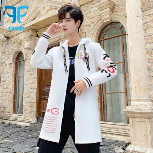 FAVRE Men's Long Trench Coats