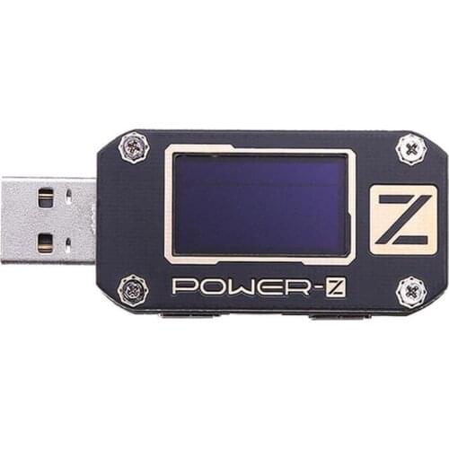 Ipowerfix POWER Z USB tester Type-c PD QC 3.0 2.0 Charger Voltage Current Ripple Dual Type-C KM001 Volt Meter Power Bank Detect