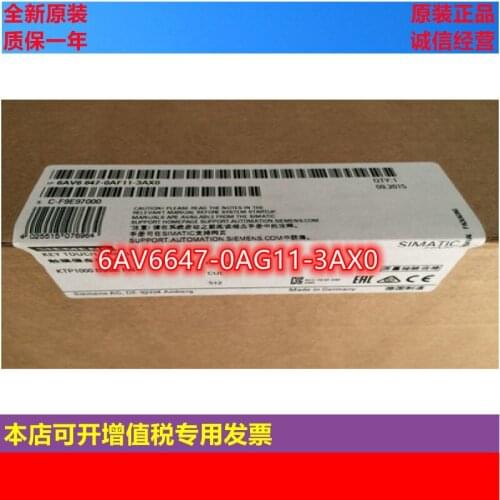 IP 6AV6647-0AG11-3AX0 TP1500 PN touch screen 15 inches 6AV66470AG113AX0