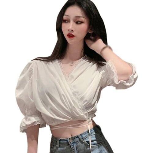 LORDWEY Lace Blouses