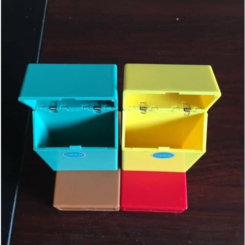 Fashionable and convenient 1Pcs Cigarette Case Cover Plastic Case Decoration Rubber Cigarette Holder Tobacco Box Accessories