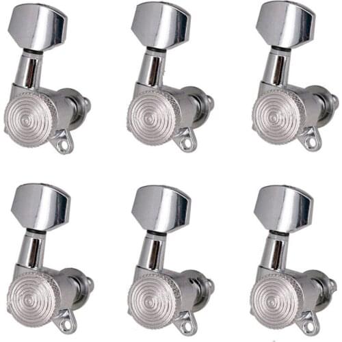 A set of 6R Electric Guitar strings button Tuning Pegs Keys tuner Machine Heads Guitar accessories Parts Musical instruments