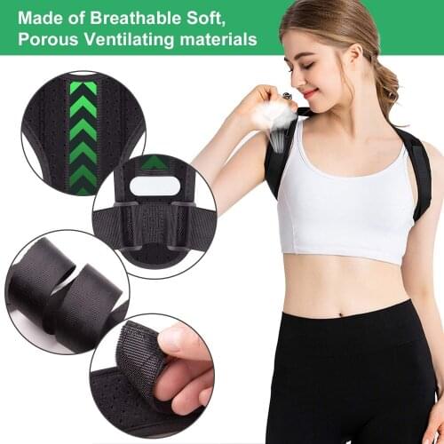 New Body Support Chest Gathering Plastic Top Ladies Posture Corrector Support Shoulder Back Pain Corrector Male De Postura