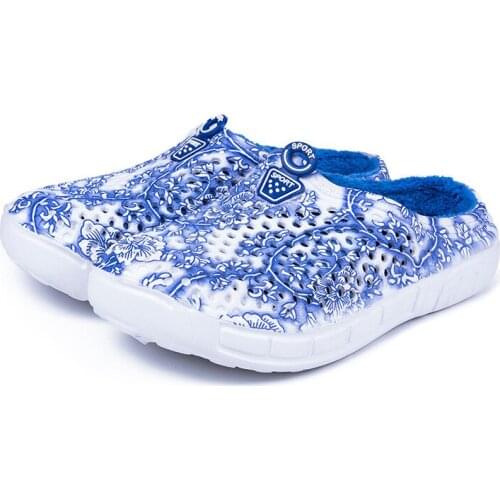 New Summer Non-Slip Lightweight Warm Beach Shoes Travel plus Cotton Slippers womens shoes slippers women