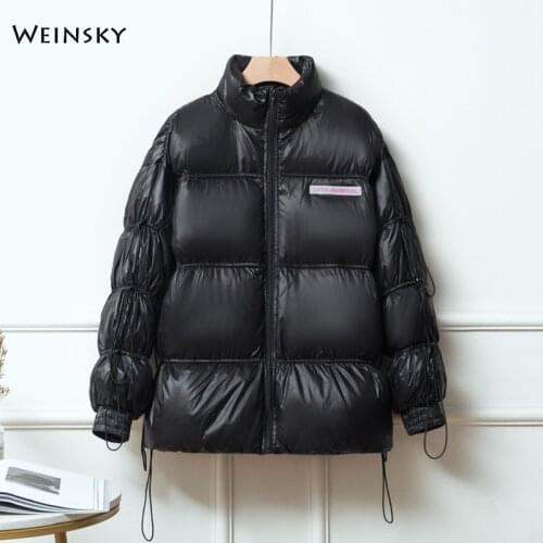 New Women Thick Down Jackets White Duck Down Jackets Autumn And Winter Warm Coats Parka Female Fashion Outwear