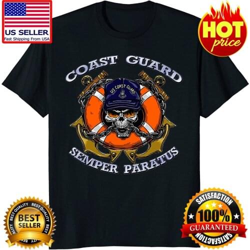 Us Coast Guard Shirt Original Uscg Semper Paratus Gift Tee Vintage Men Gift Tee
