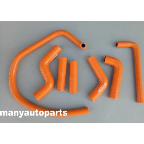 FOR KTM 400 525 EXC 400EXC 525EXC 02 03 04 05 06 2002 silicone radiator hose orange