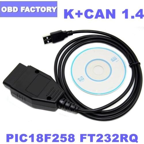 VAG K CAN Commander 1.4 FT232RQ PIC18F25K80 Chip For Audi/Skoda/Seat OBD2 VAG K+CAN 1.4 K-Line VAG Commander OBD2 Scanner