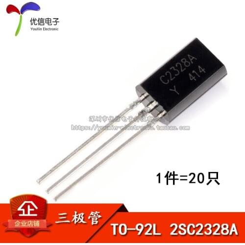 Transistor 2SC2328A C2328 low power 0.03A / 20V (TO-92L) (20 rats)