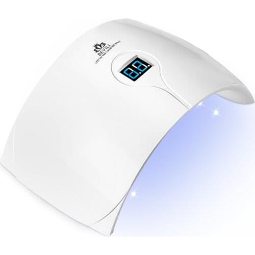 UV Nail Dryer 36W LED Nail Lamp with 3 Timer Setting and Automatic Sensor Portable LED Nail Curing Lamp Fingernail Toenail Gels