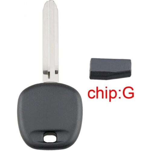Uncut Blade Blank Car Auto Replacement Key Ignition with G Transponder Chip TOY44G-PT Fit for Toyota