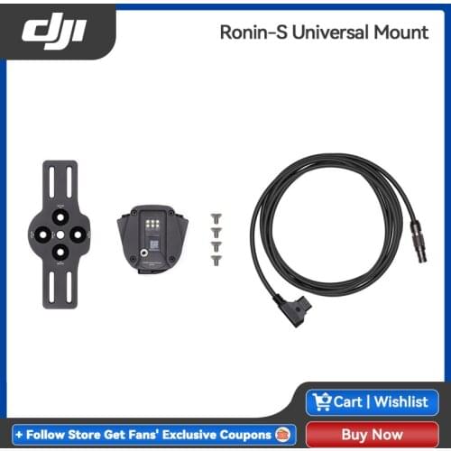 DJI Ronin-S Universal Mount the Ronin-S can be mounted on a car, a jib, or a cable cam system