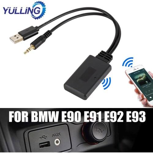 YULLING Car Wireless Bluetooth Module Music E93 3.5Mm Receiver Aux E92 For Bmw Usb E90 Audio E91 Auxiliary Adapter