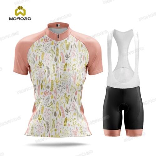 2020 New Summer Cycling Jersey Set Women 2020 Short Sleeve Breathable Bike Clothing Suit Ropa Ciclismo Bicycle Uniform Maillot