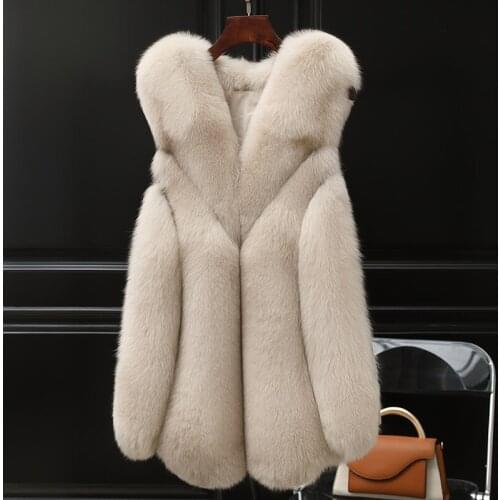 Rf21202 2021 Autumn Winter New Desgin Womens Real Fox Fur Vest